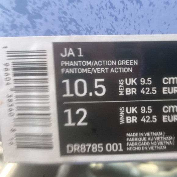 Brand New Fresh!!! JA 1 Phantom/ Action Green Fantome/Vert Action - Picture 12 of 12